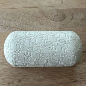 Oakley white large clamshell hard sunglass case